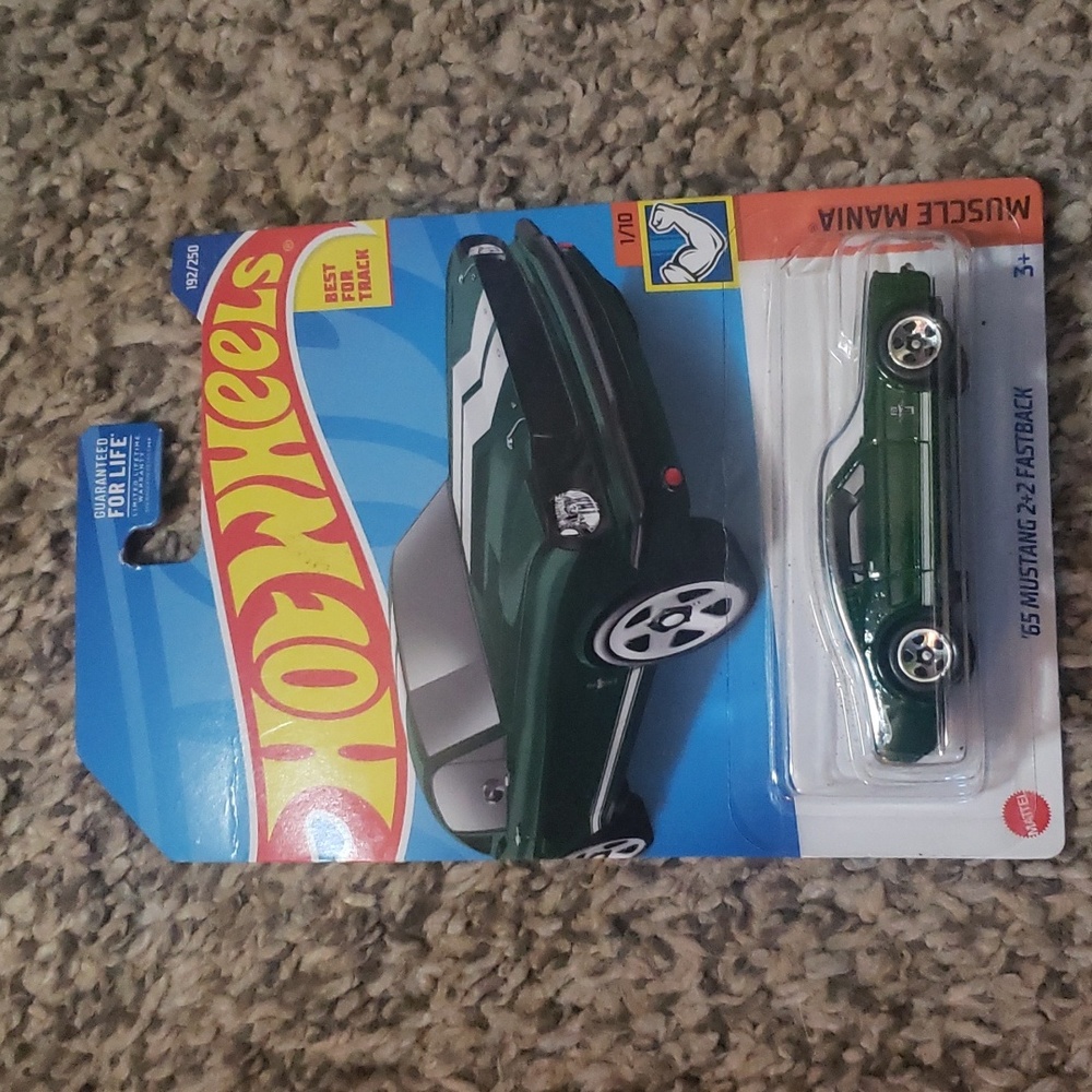 Hot wheels 65 mustang 2+2 fast back